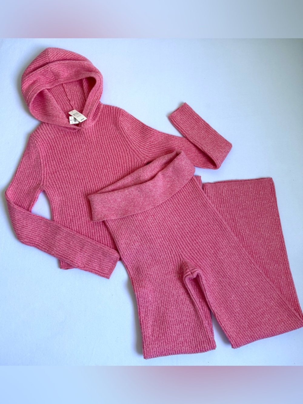 Aerie Late Night Pink Hoodie Set Medium NWT